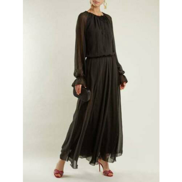 Raquel Diniz Dresses & Skirts - Raquel Diniz Round Neck Long Sleeve Flare Dress 46